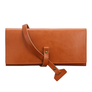 PU Leather Pipe Storage Pouch with Zipper for Travel & Accessories